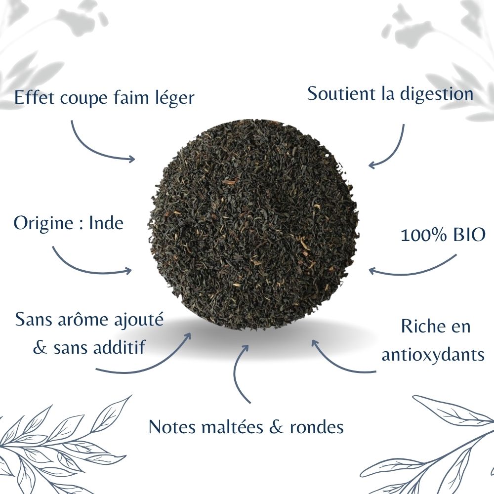 Thé Noir Assam Bio