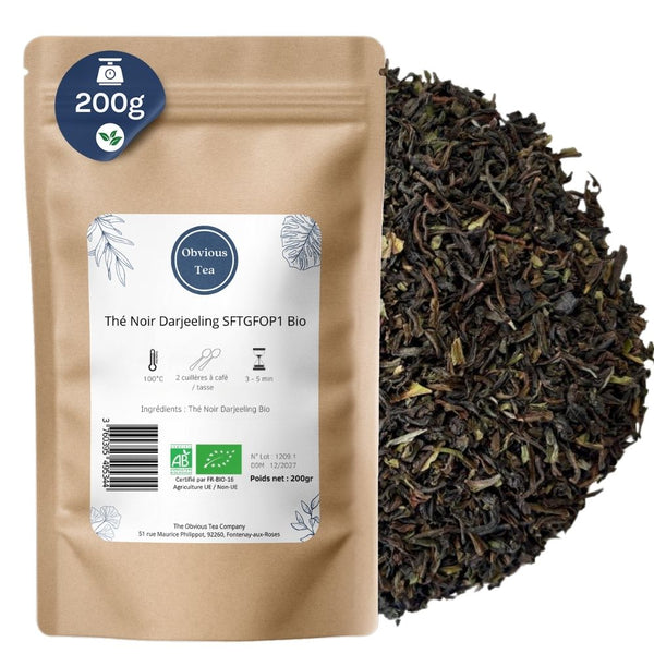 Thé Noir Darjeeling SFTGFOP1 Bio