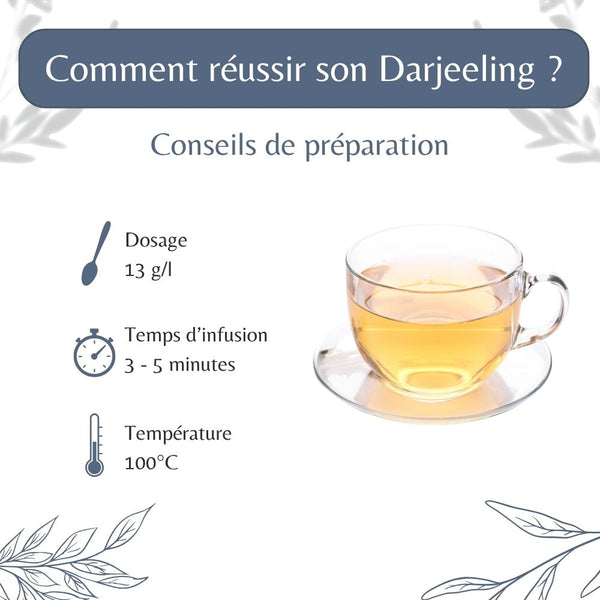 Thé Noir Darjeeling SFTGFOP1 Bio